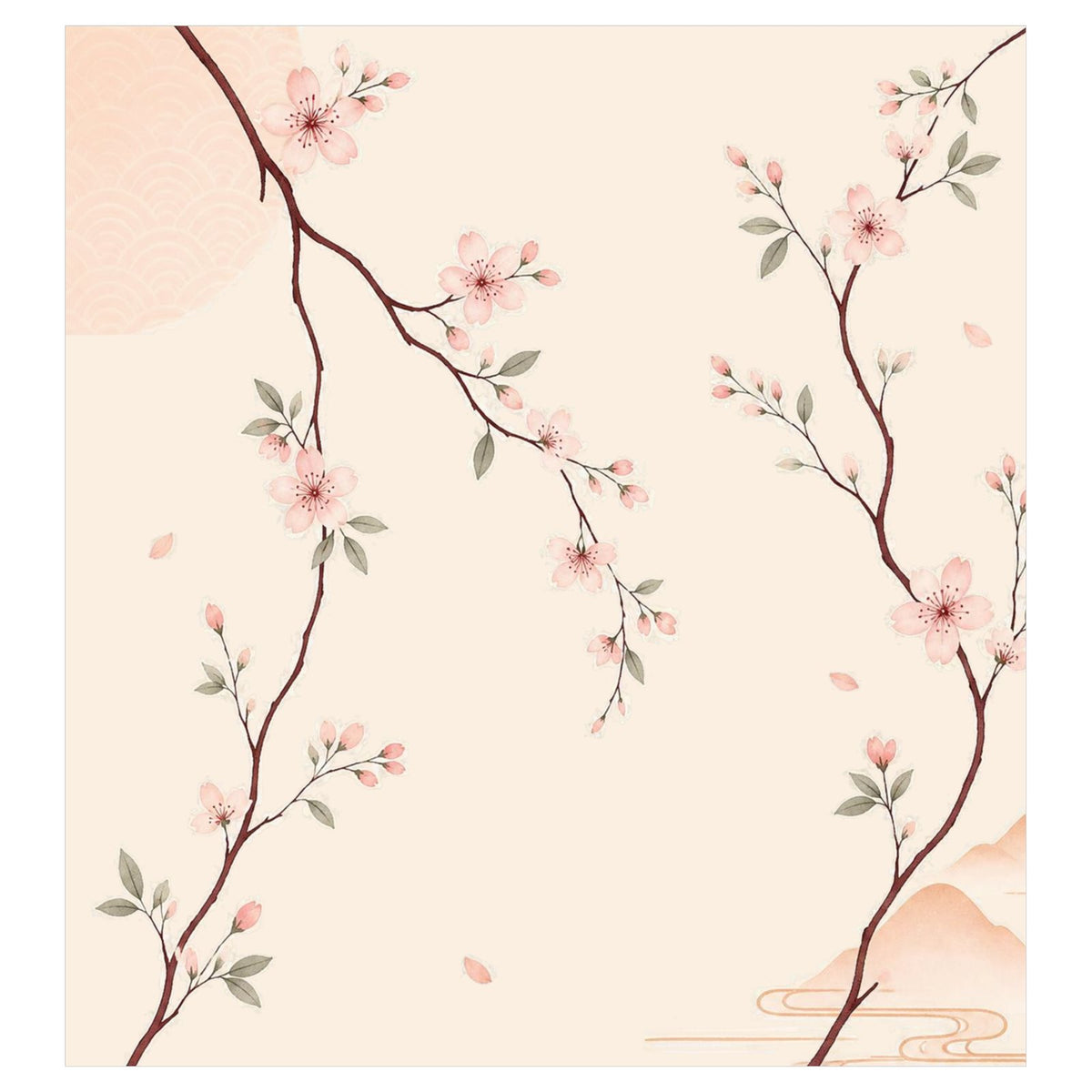 Botanica Nocturne Voile Curtains — Espresso Single-Sprig