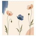 Botanica Nocturne Voile Curtains — Sand Single-Sprig