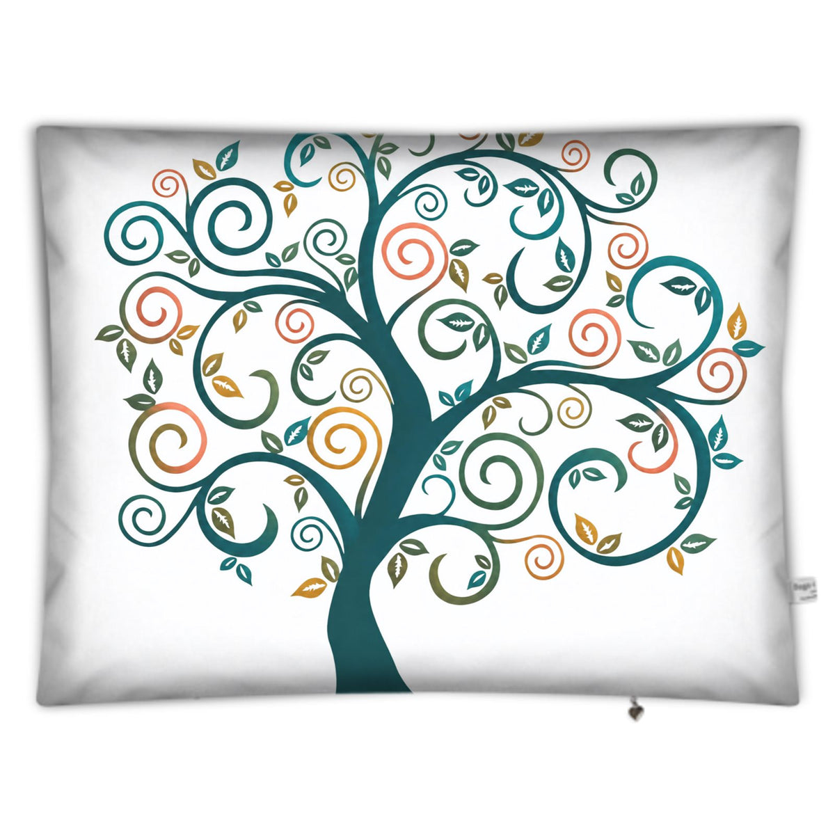 Botanica Nocturne Floor Pillows — Ivory Hairline Vine