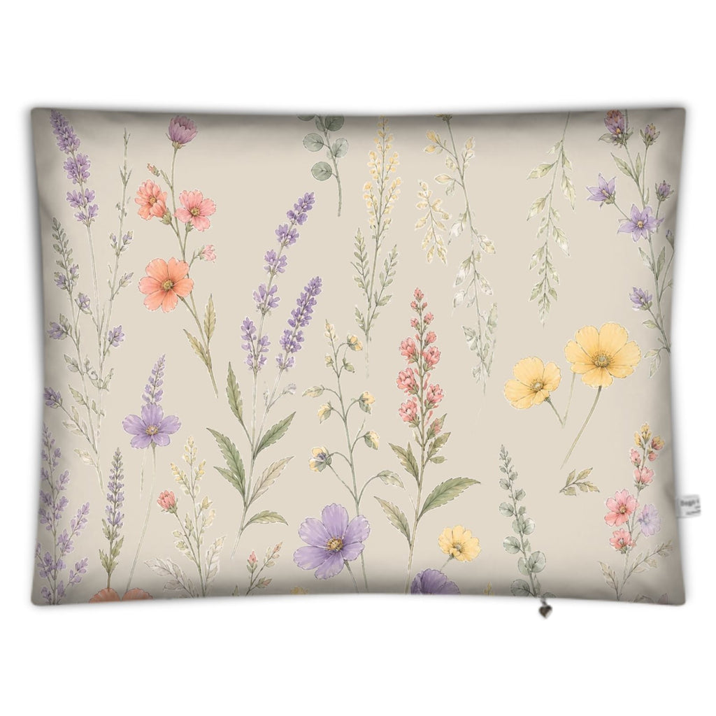 Botanica Nocturne Floor Pillows — Espresso Hairline Vine