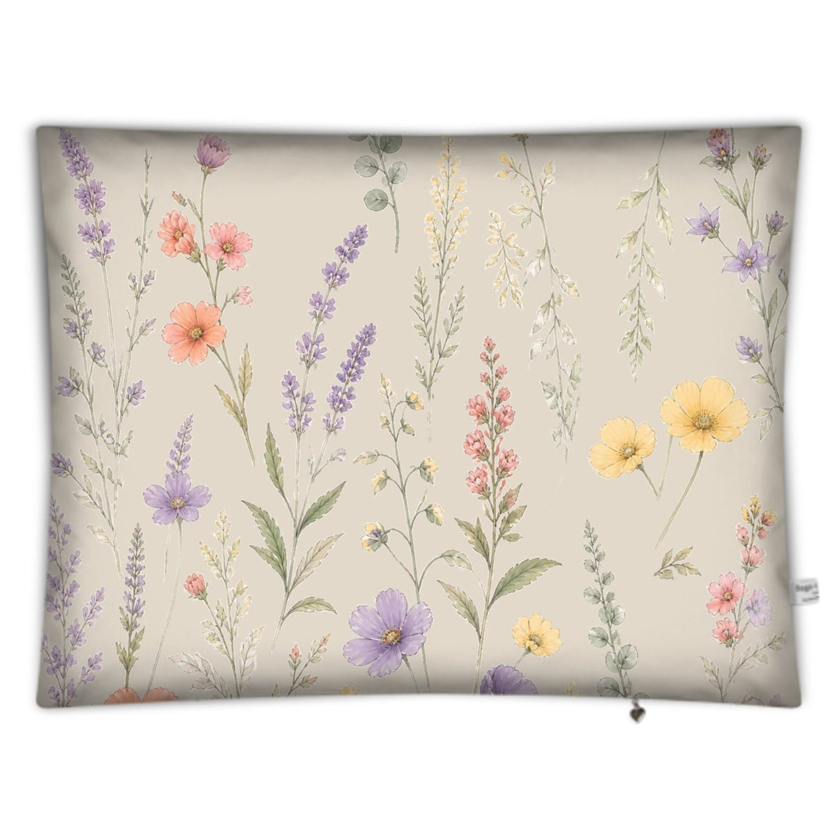 Botanica Nocturne Floor Pillows — Espresso Hairline Vine